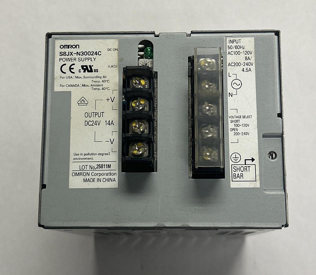 Used OMRON,S8JX-N30024C,SWITCHING POWER SUPPLY MODULE 14A