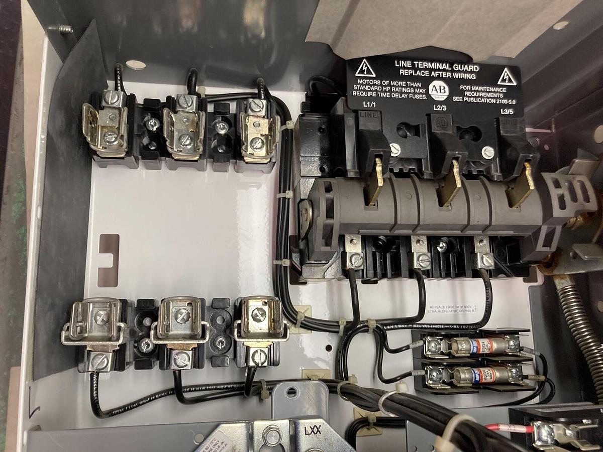 Used Allen-Bradley,2106,Size 1 Fused MCC 20 Inch Starter Feeder Bucket