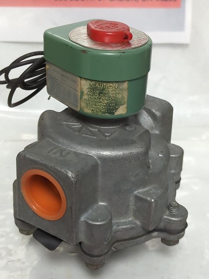 Used ASCO,EF8215C53,2-WAY GAS SOLENOID VALVE 1 INCH PRE-OWNED