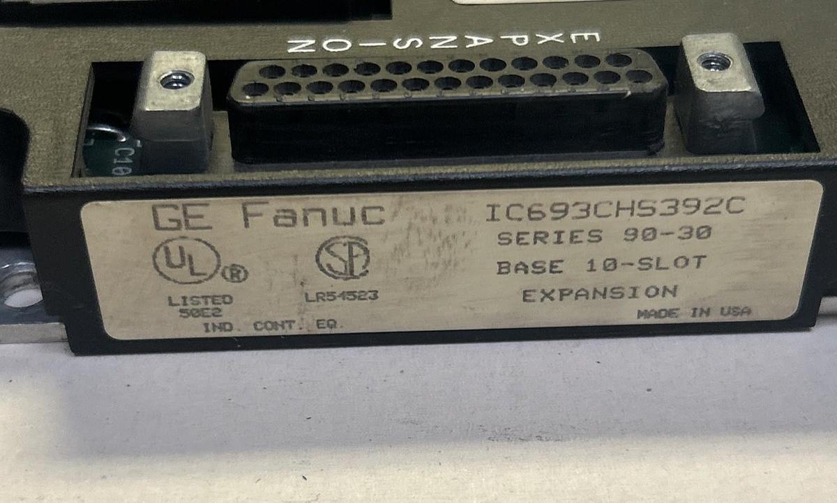 Used GE FANUC,IC693CHS392C,10 SLOT EXPANSION PLC RACK