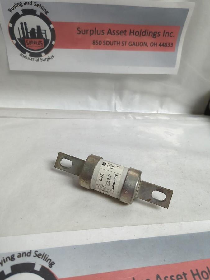 Used BUSSMANN,200M09C,HRC FUSE 200 AMP PRE-OWNED
