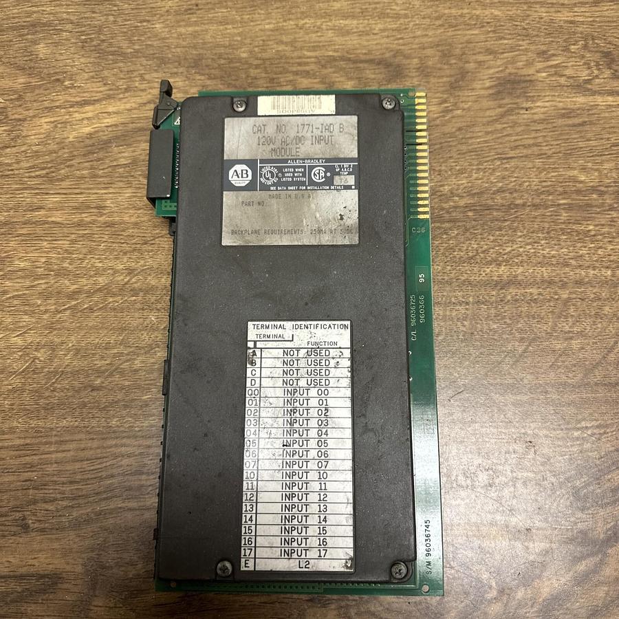 Used Alen Bradley,1771-IAD B,Input Module