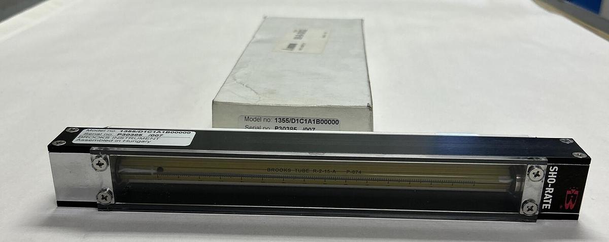 Used BROOKS INSTRUMENT,1355/D1C1A1B00000, AIRFLOW METER NEW