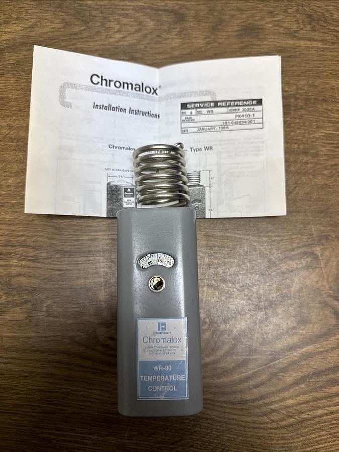 Emerson,WR-90,Chromalox Temperature Control