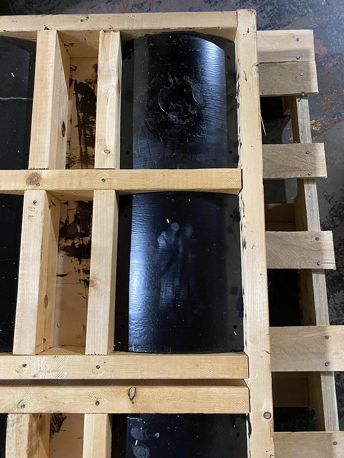 Used UNBRANDED,179C2849-G0002,Tilting Journal Bearing Liner Pads Set 15x11