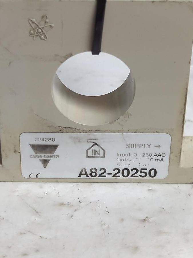 Used CARLO GAVAZZI,A82-20250,CURRENT TRANSFORMER PRE-OWNED