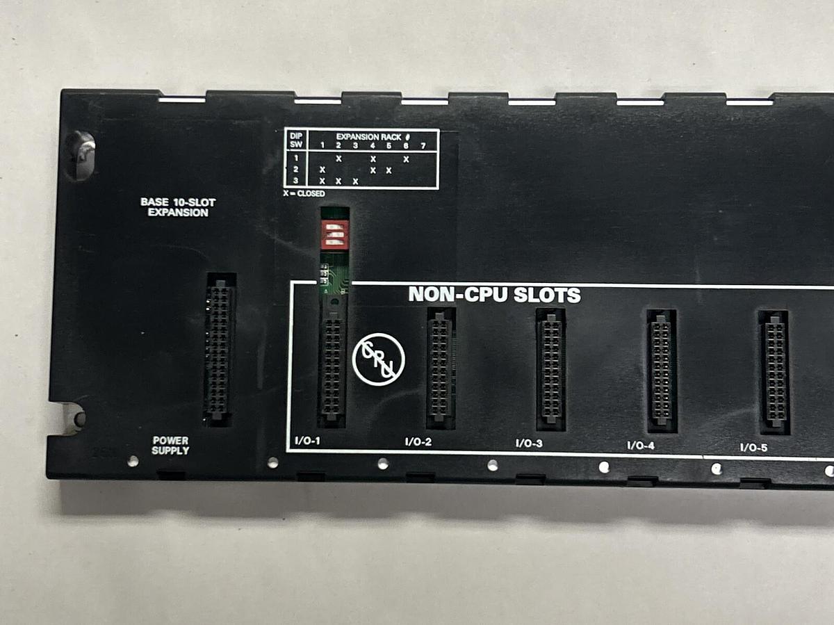 Used GE FANUC,IC693CHS392J,10 SLOT EXPANSION BASEPLATE
