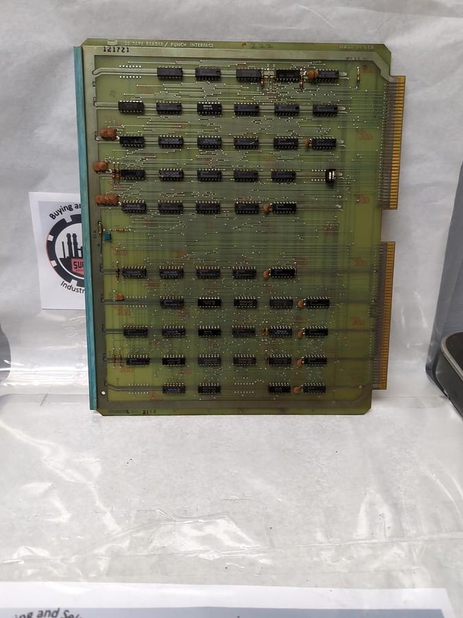 Used BENDIX,12721,S5 TAPE READER PUNCH INTERFACE CIRCUIT BOARD PRE-OWNED