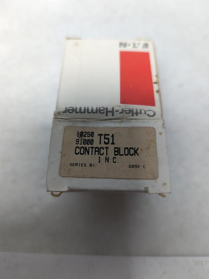 CUTLER-HAMMER,10250 T51,CONTACT BLOCK NOS