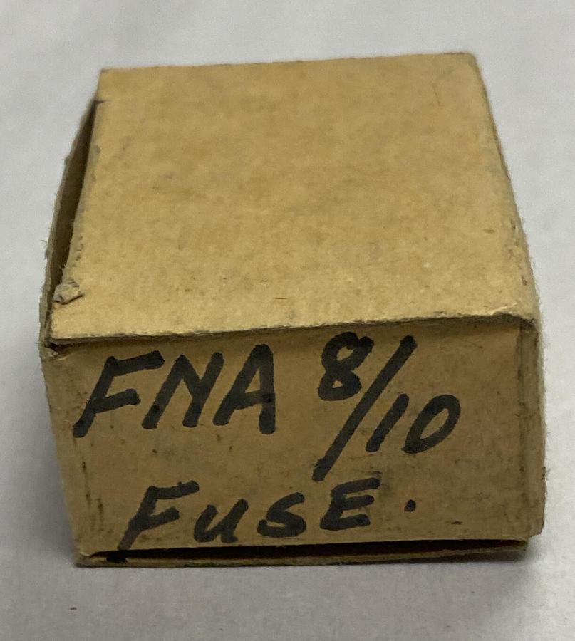 Cooper Bussmann,FNA-8/10,Fusetron Fuse 8/10 AMP Lot Of 10 NOS