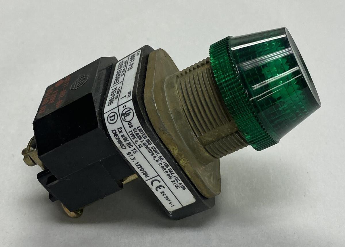 Used Allen-Bradley,800T-P16,Green Pilot Light