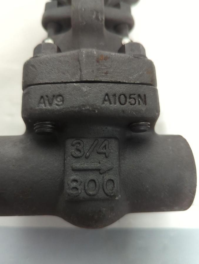 Used SHILLA,AP1602 CL800,GATE VALVE 3/4 INCH PRE-OWNED