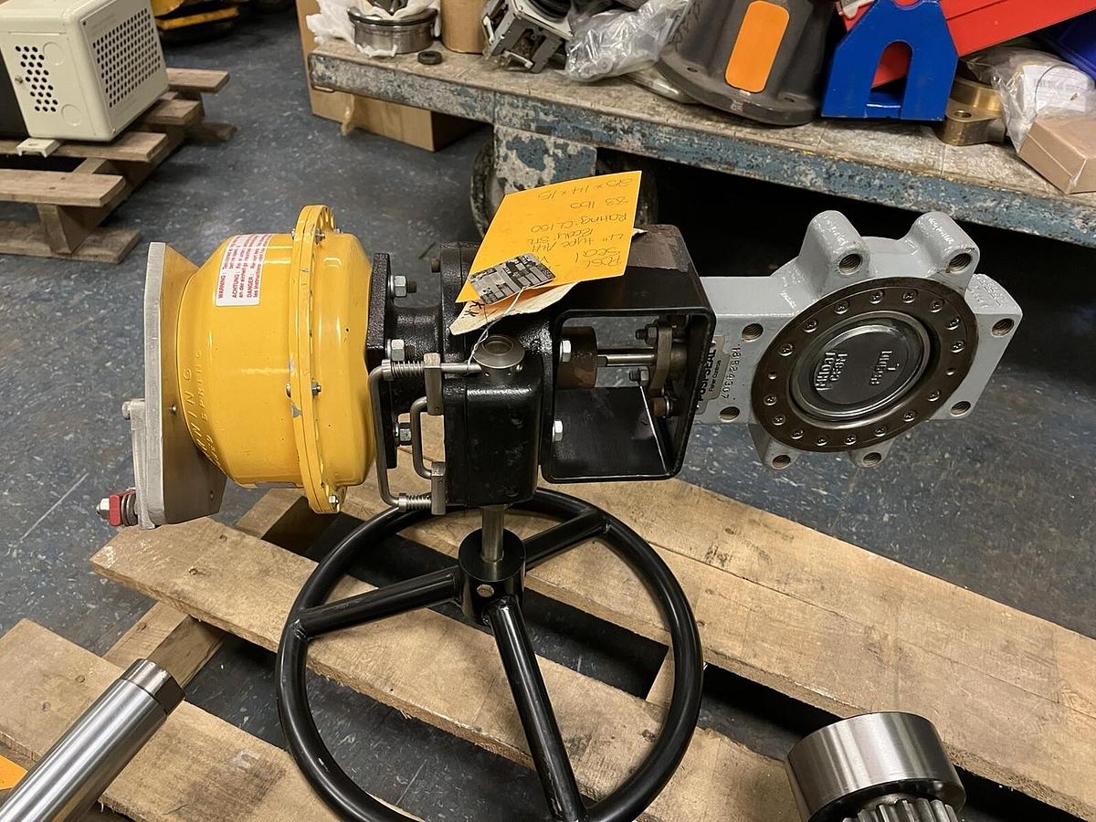 DYNATORQUE,DT7/SD,BI TORQ POSI SEAL 4" FISHER BUTTERFLY VALVE