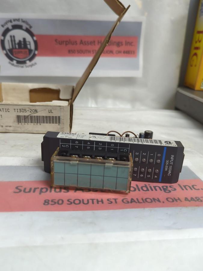 SIEMENS,T1-305-20N,INPUT MODULE 85-120VAC 50/60HZ 8-18MA NOS