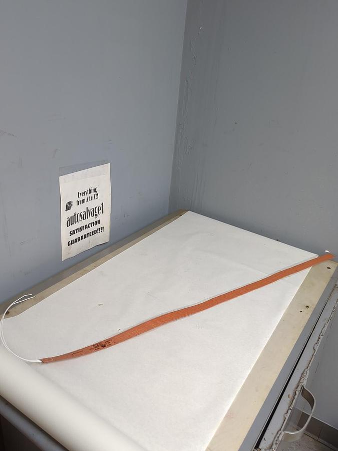 WATLOW,010400C1 AOO1B,SILICONE RUBBER HEATER 120V/200WATTS NOS