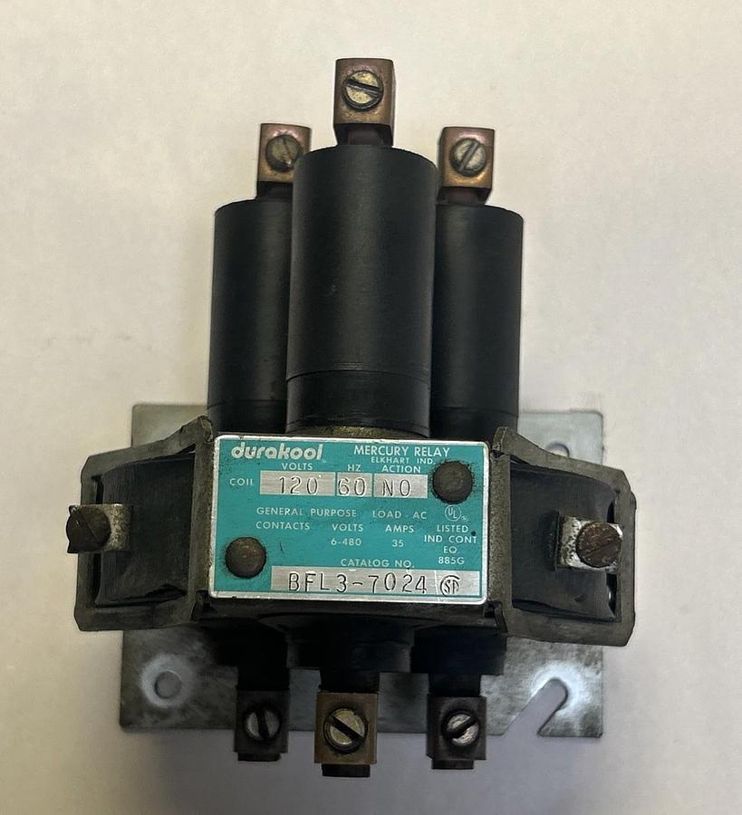 Used DURAKOOL,BFL3-7024,CONTACTOR RELAY 120V