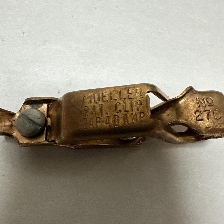 Mueller Electric,#27C,40 Amp Electrical Clip Qty 8
