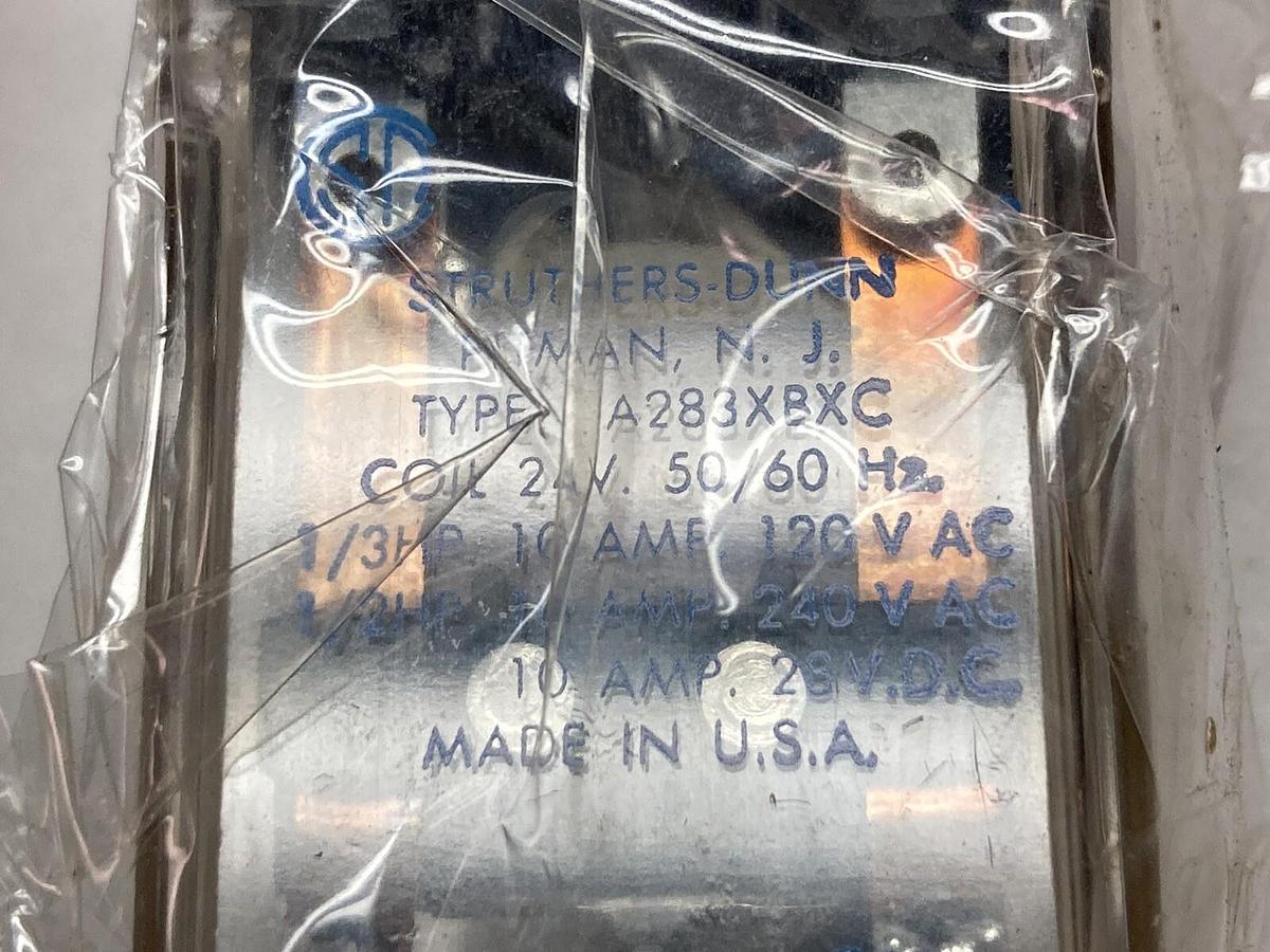 Used Struthers-Dunn,A283XBXC,Electromechanical Relay 24V 50/60Hz
