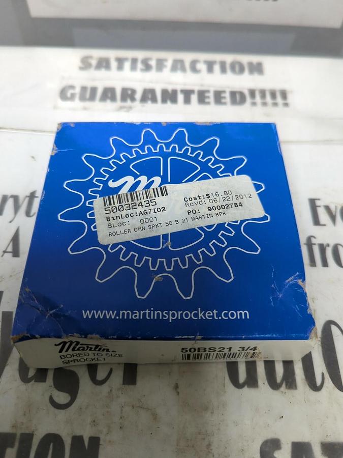 MARTIN,50BS21 3/4,BORED TO SIZE SPROCKET NOS