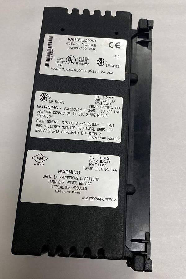 Used GE FANUC,IC660BBD025,GENIUS I/O BLOCK