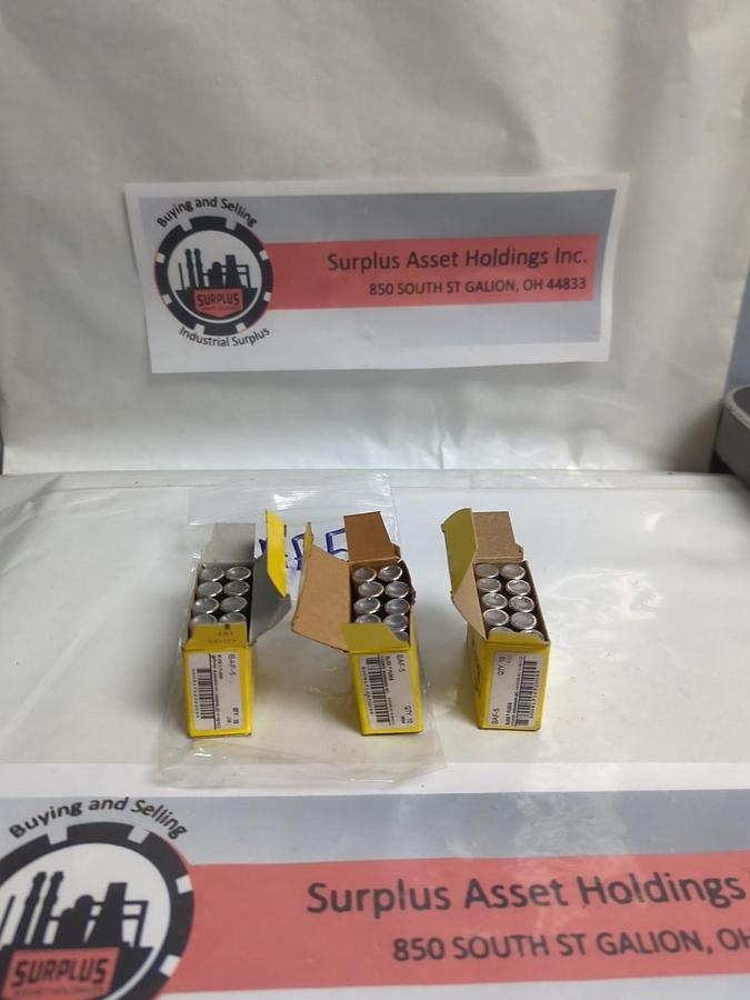 COOPER BUSSMANN,BAF-5,BUSS 5 AMP FUSES LOT OF 30 NOS