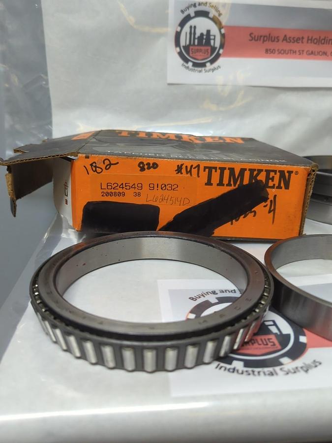 Used TIMKEN,L624549-L624514D,COMPLETE ROLLER BEARING PRE-OWNED