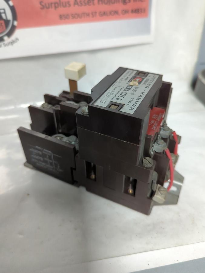 Used CUTLER HAMMER,A10BN0,SERIES A1 NEMA SIZE 0 CONTACTOR/MOTOR STARTER PRE-OWNED
