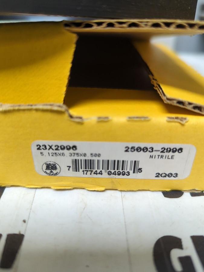GARLOCK KLOZURE,25003X2996,NITRILE OIL SEAL 5.125X6.375X0.500 NOS