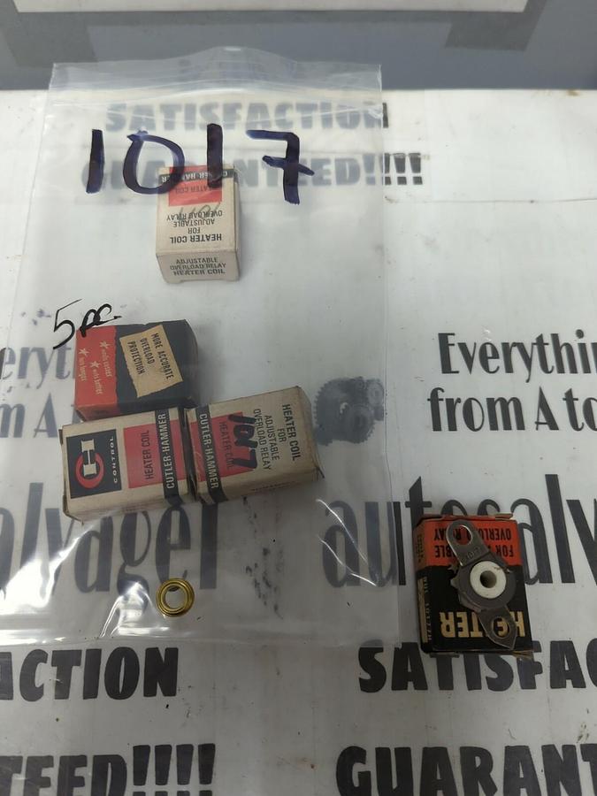 CUTLER HAMMER,1017,HEATER COILS LOT OF 5 NOS