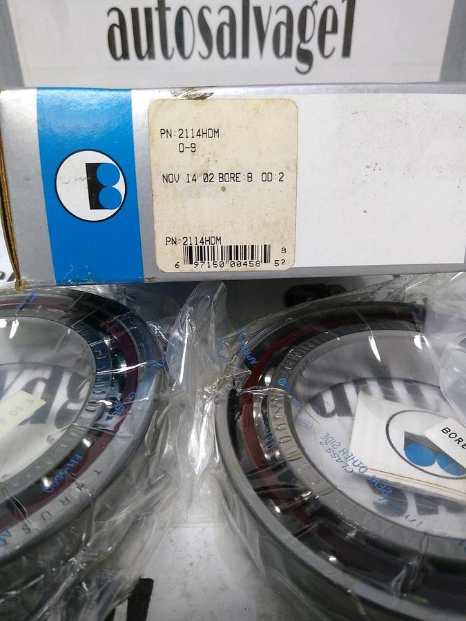 Used Barden,2114HDM,Precision  Angular Contact Bearing SEALED IN PLASTIC NOS