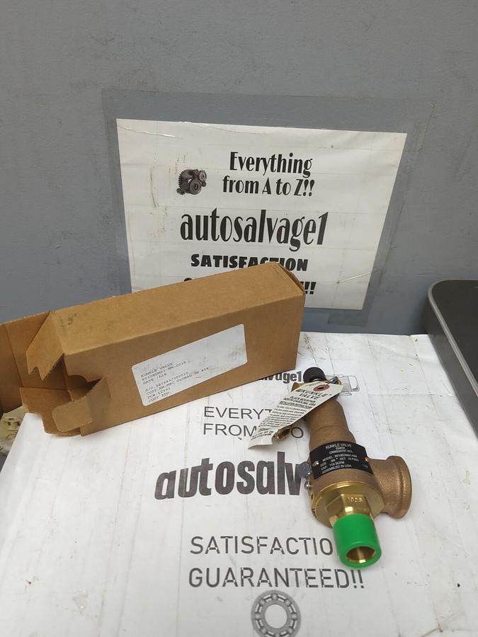 KUNKLE VALVE,6010EDM01-NM-0015,SAFETY RELIEF VALVE 3/4 INCH