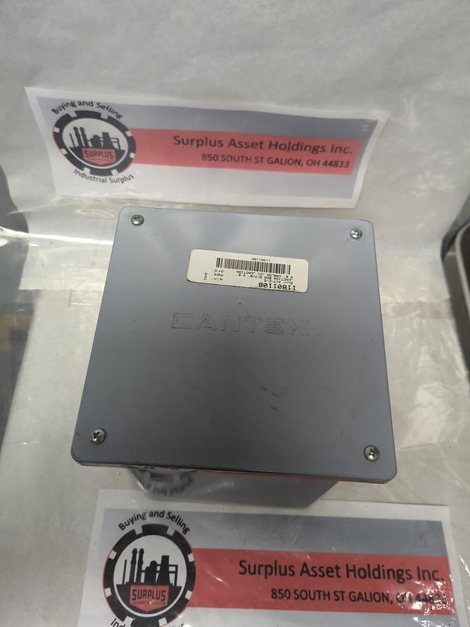 CANTEX,11801108,JUNCTION BOX 5-7/8IN X 6 IN X 6 IN NOS