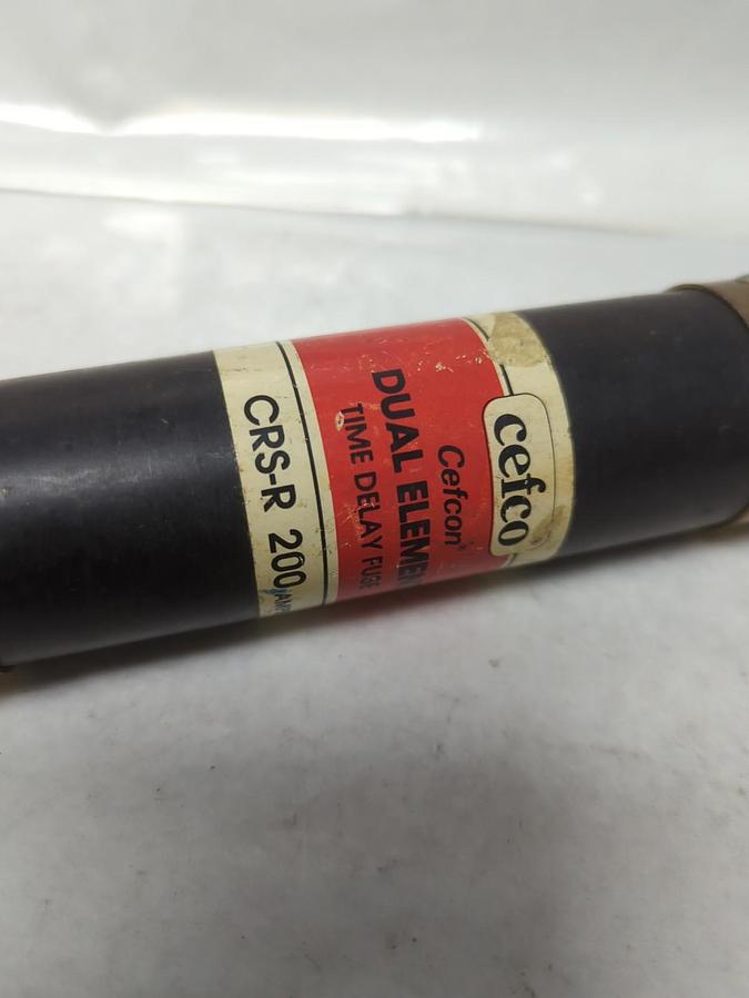 Used CEFCO,CRS-R 200,DUAL ELEMENT 200 AMP FUSE PRE-OWNED
