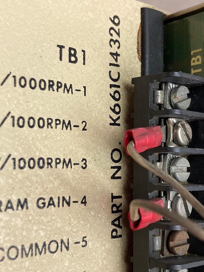 Used Avtron,K661C14326,Brushless Tachometer Drive