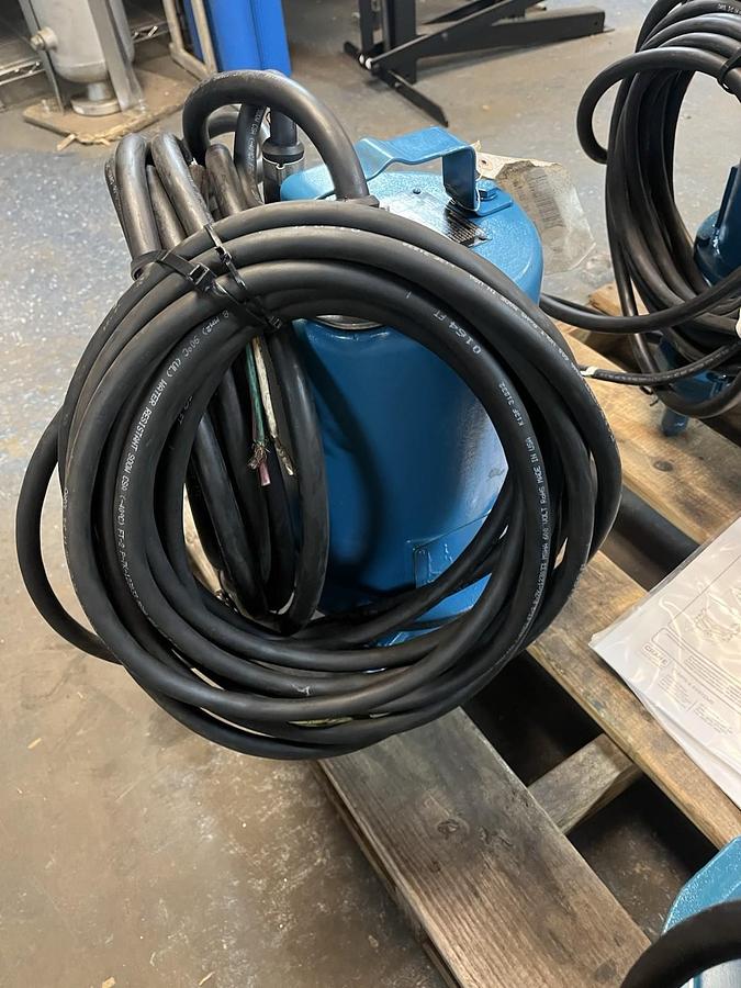 CRANE BARNES,SGVF2042L,SUBMERSIBLE SEWAGE PUMP 2HP 3PH 480V 1-1/4" DISCHARGE