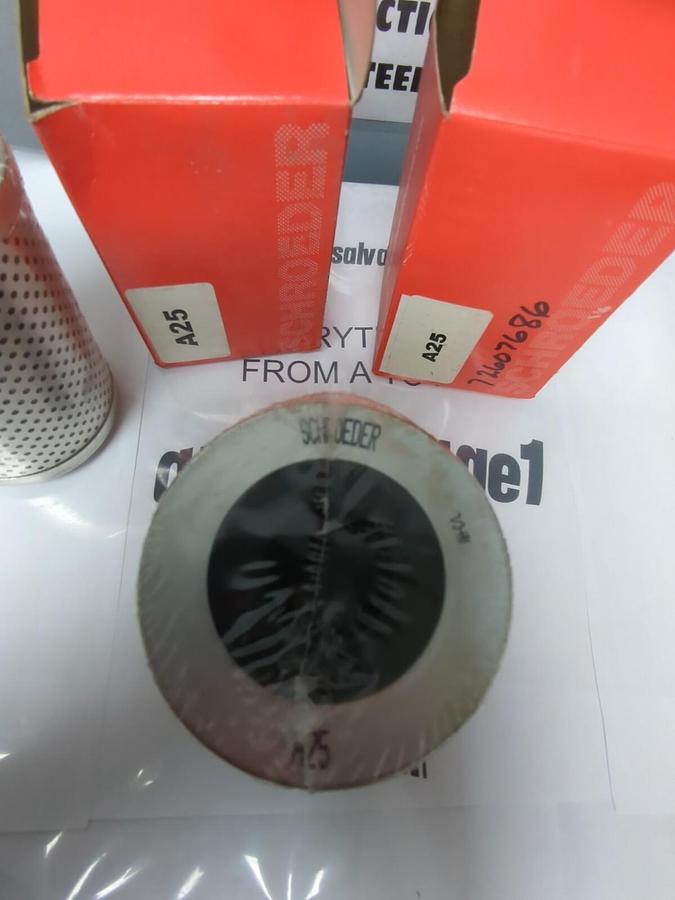 SCHROEDER,A25,FILTER ELEMENT LOT OF 2 NOS