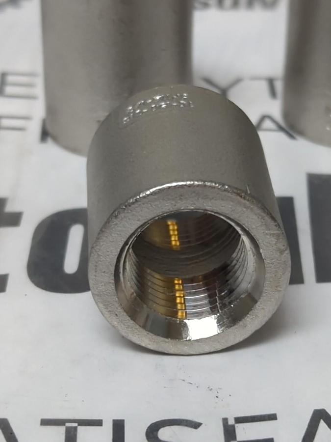 HAITIMA,TC-130-316 SP114,1/2 INCH STAINLESS STEEL COUPLING SOCKET LOT OF 4 NOS