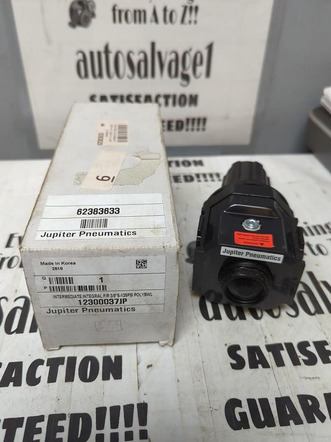 JUPITER PNEUMATICS,12300037JP,INTERMEDIAT REGULATOR 3/8 INCH 0-125 PSI NOS