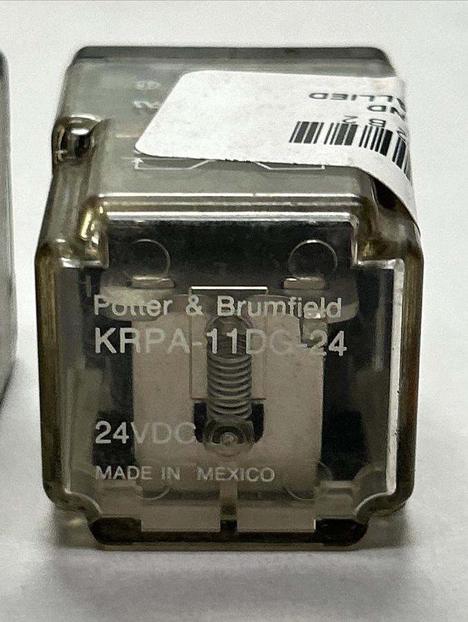Used POTTER & BRUMFIELD,KRPA-11DG-24,RELAY LOT OF 3