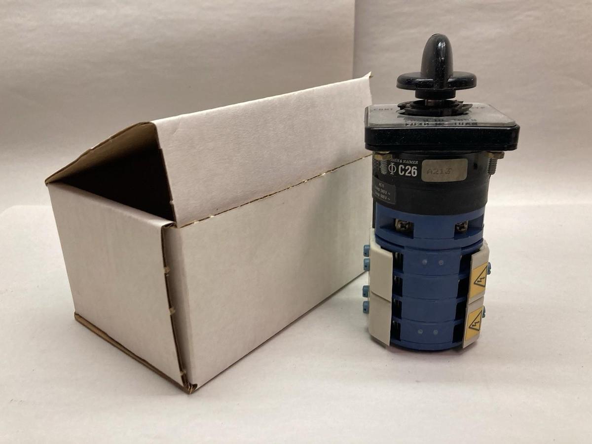 Used Kraus & Naimer,C26 A213,Rotary Cam Switch