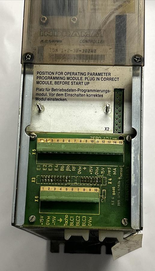 Used INDRAMAT,TDM1.2-030-300-W0,AC SERVO CONTROLLER