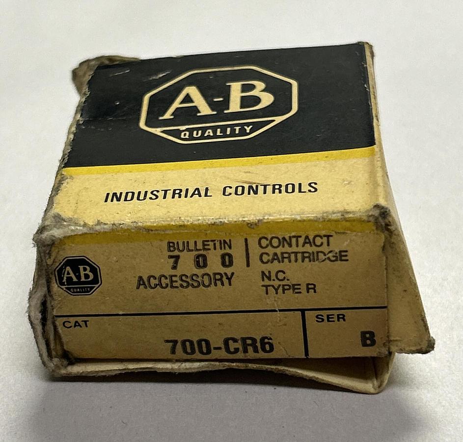 ALLEN BRADLEY,700-CR6,SER B CONTACT CARTRIDGE NOS