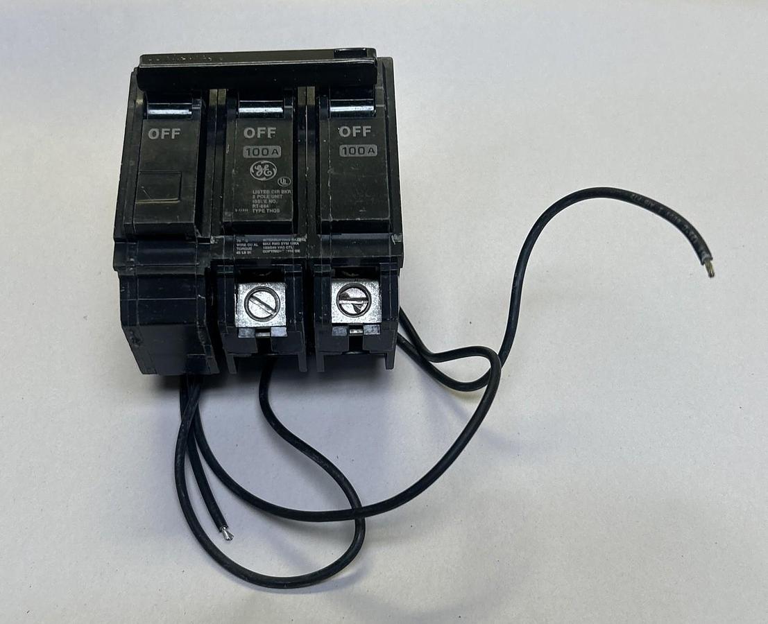 Used GENERAL ELECTRIC,TQSTA1,CIRCUIT BREAKER 100A 120/240V 2P