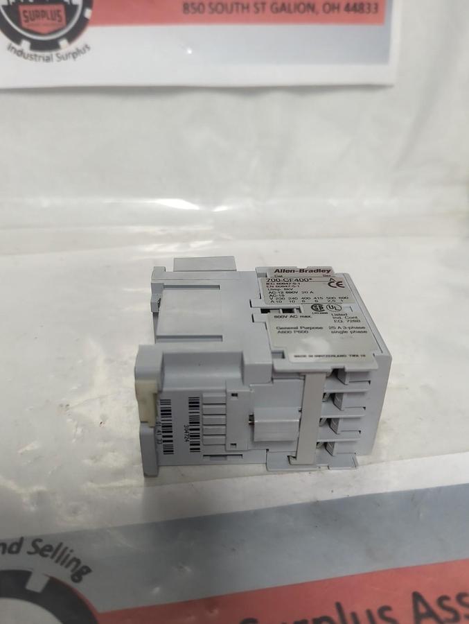 Used ALLEN BRADLEY,700-CF400,CONTACTOR RELAY PRE-OWNED