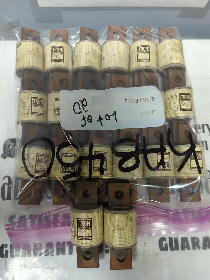 COOPER BUSSMANN,KAB 450,TRON RECTIFIER FUSES LOT OF 20 NOS