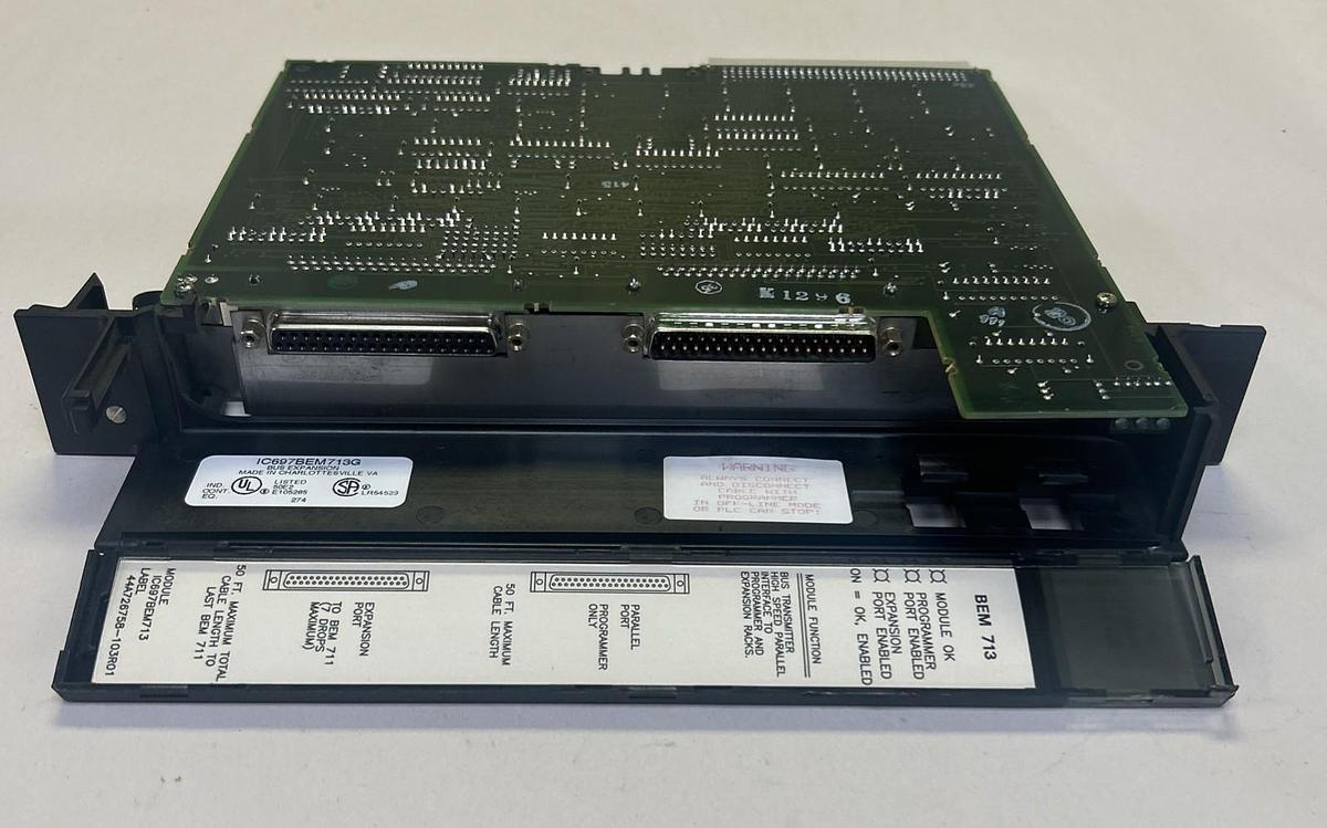 Used GE FANUC,IC697BEM713G,BUS TRANSMITTER