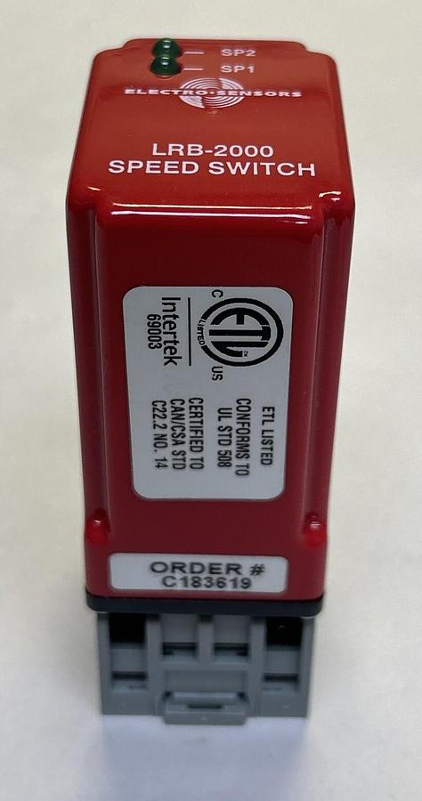 ELECTRO SENSORS,LRB-2000,SPEED SWITCH NOS
