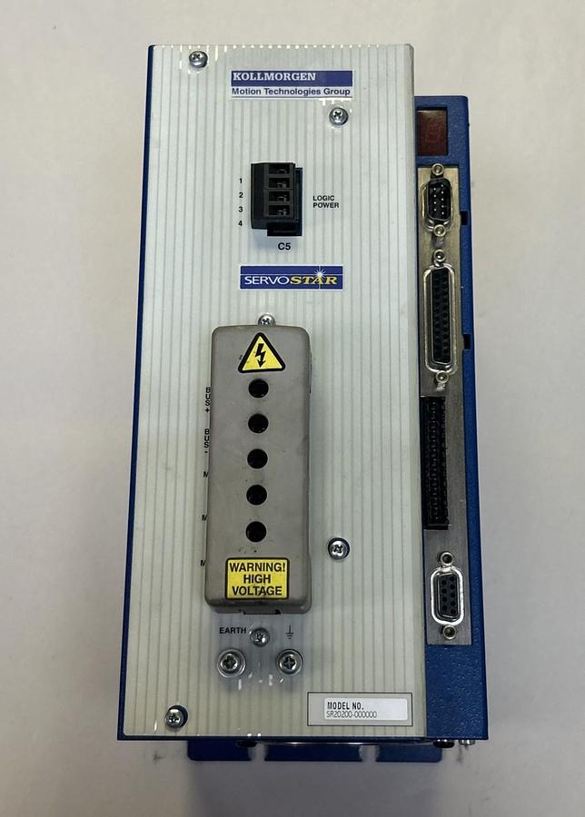Used KOLLMORGEN SERVOSTAR,SR20200-000000,SERVO AXIS MODULE
