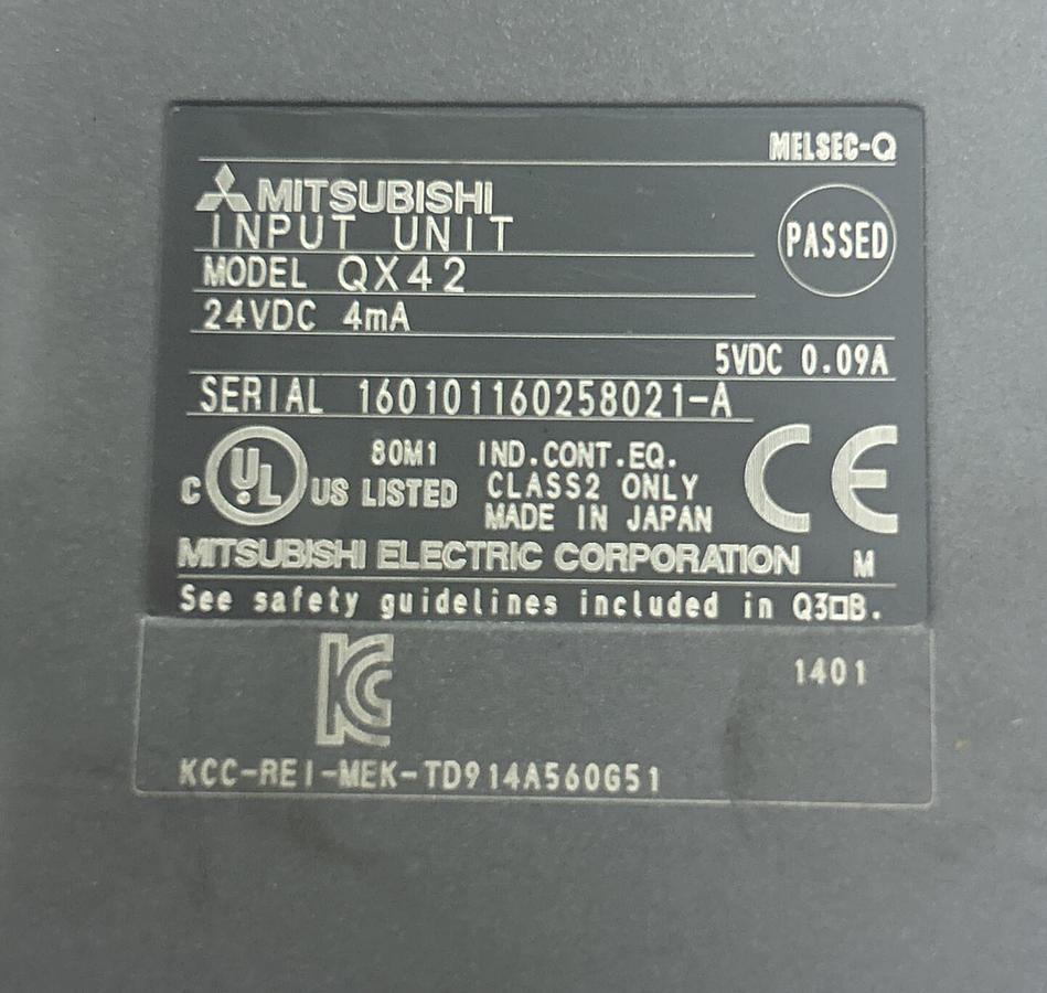 Used MITSUBISHI,QX42,INPUT MODULE
