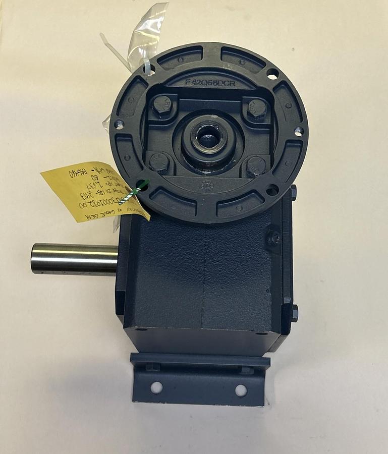 GROVE GEAR,GR-JMQ-830-60-L-140,RIGHT ANGLE GEAR SPEED REDUCER 1.637HP 60:1 RATIO